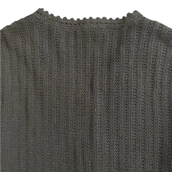 ANNE KLEIN | Crocheted Flower Cardigan | Size M - Picture 5 of 7